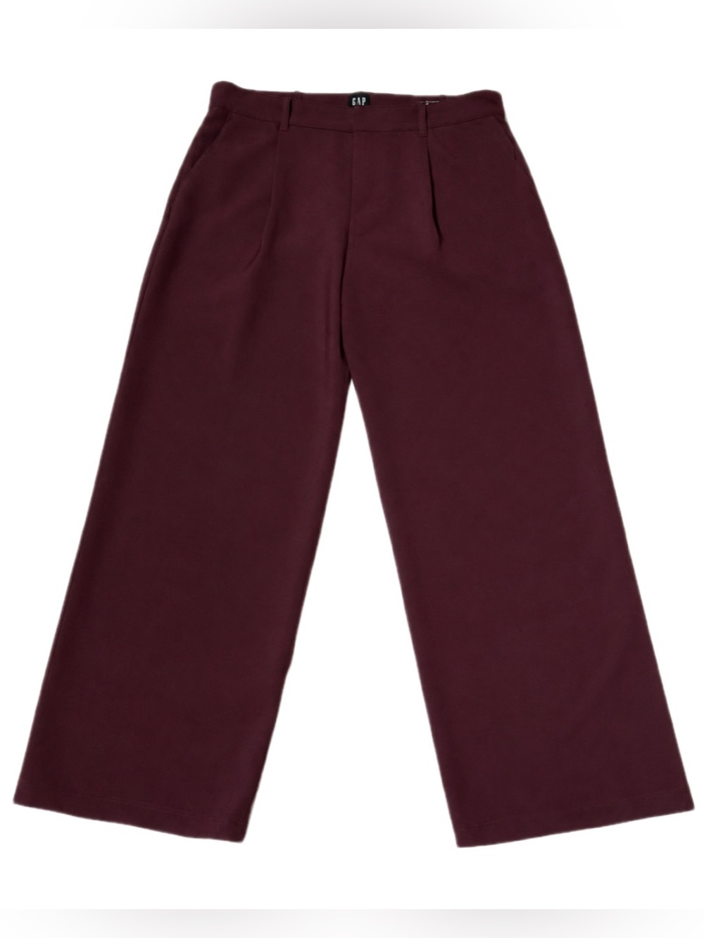 GAP Women’s Low Rise Trousers in Deep Burgundy Size 8